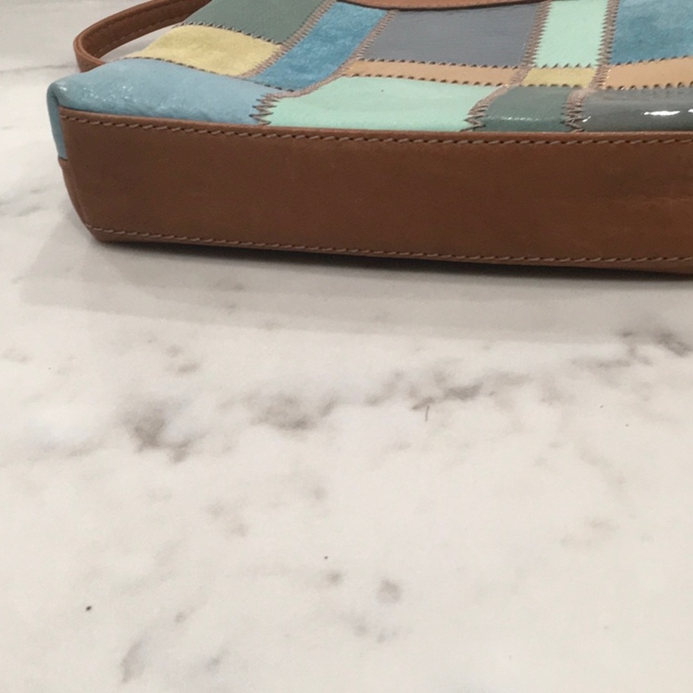 Fossil Patchwork Leather Crossbody - image 5